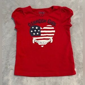 Oshkosh "100% All American" T-Shirt 2T